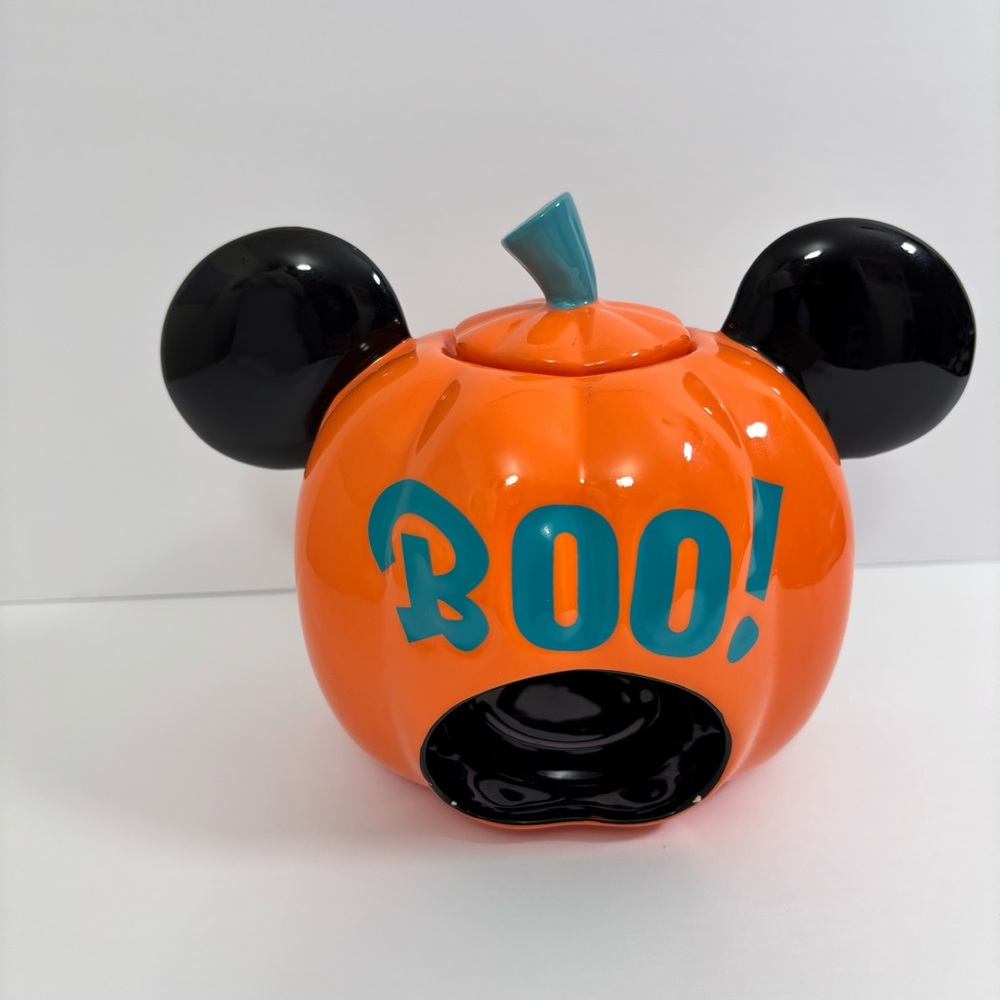 Disney Halloween Mickey Mouse Pumpkin Jack o’ lantern Votive Candle Holder - Picture 4 of 13